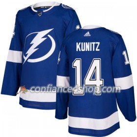 Adidas Maillot de Hockey Tampa Bay Lightning Chris Kunitz 14 2017-2018 Blau Authentic - Homme